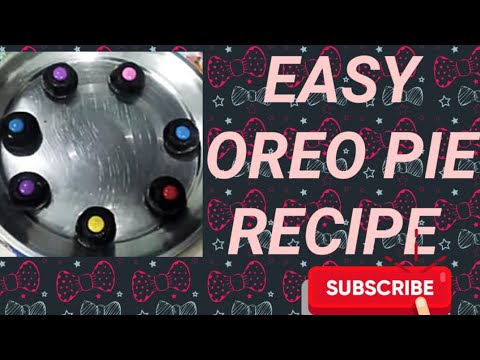 How to make oreo pie  without baking | Mix & Match Up