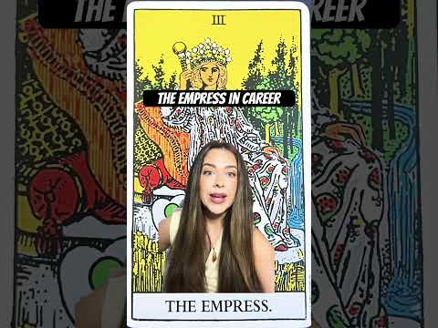 Tarot Cards in Career: The Empress #tarot #tarotcardmeanings #theempress