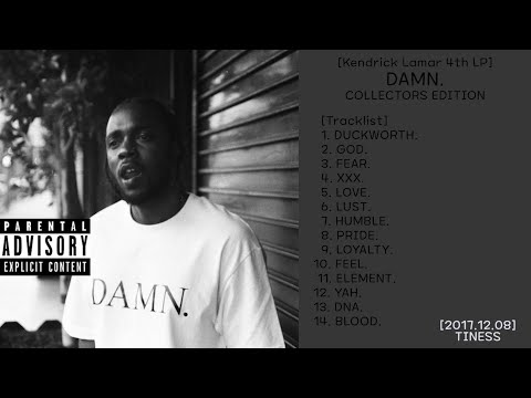 DAMN. COLLECTORS EDITION [Kendrick Lamar 4th LP] - 2017.12.08