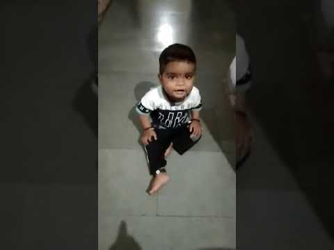 cute kid playing