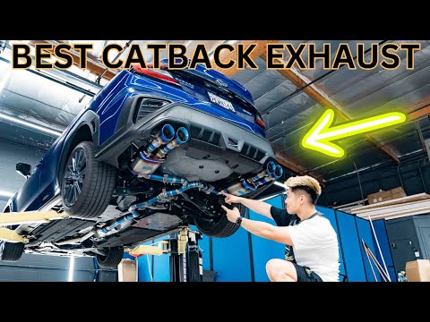 THE BEST EXHAUST SETUP! 2022+ Subaru WRX VB CHASSIS!