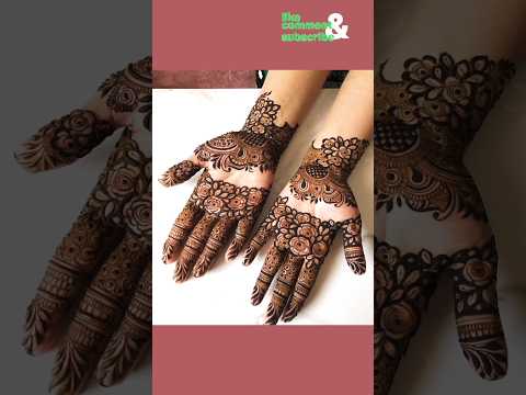 Latest mehendi designs for girls #newhennadesign  #easymehendidesign