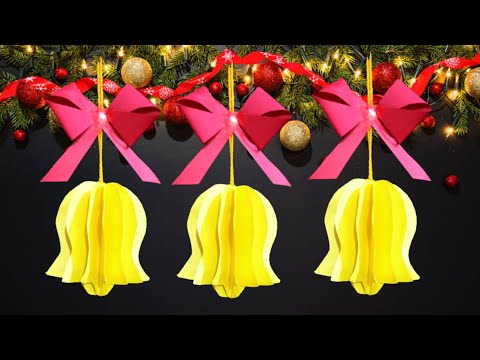 Christmas decoration craft ideas, Christmas craft idea for school, Christmas craft with paper,