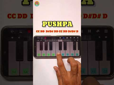 Pushpa 2 song | Piano Tutorial Easy | #shorts #viral