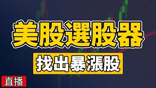 🔴美股選股器直播 | 暴漲股實時掃描 | 股票短線日內交易Day trade