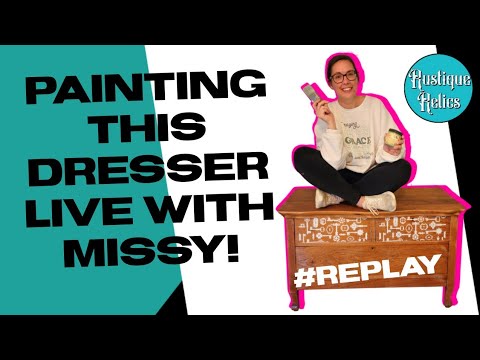 Paint and Decoupage Live with Missy #replay