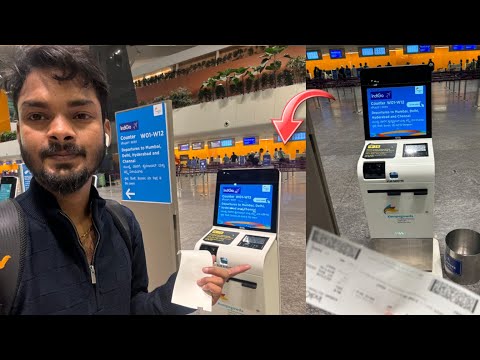 How to Print Flight Boarding Pass at Airport | Quick & Easy Full Process | Travel Tips & Guide