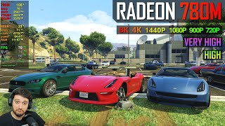 The Radeon 780M Integrated Graphics in GTA 5!