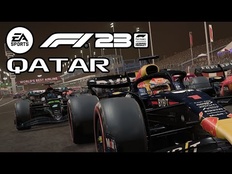 Qatar is AWESOME in F1 23! Max Verstappen Last to First Gameplay