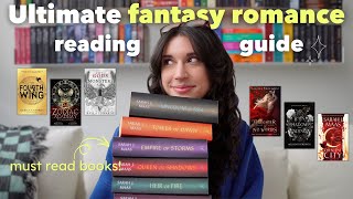 the ultimate guide to fantasy romance | must read fantasy romance book recommendations 📚🐉🧚🏼‍♀️