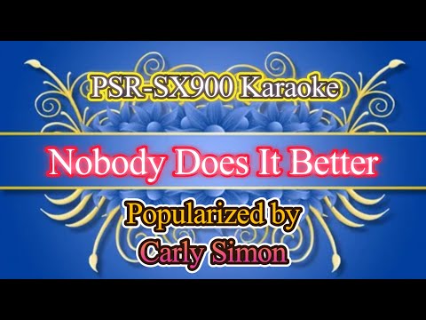 Nobody Does It Better - Carly Simon Video Karaoke