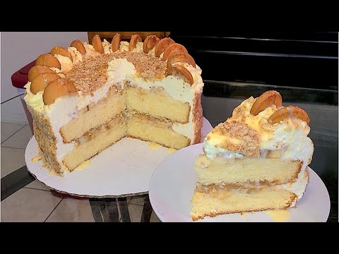 Homemade Banana Pudding Cake