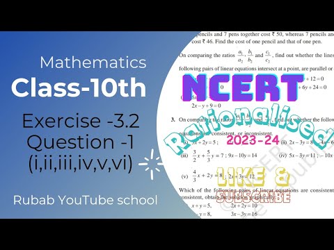 Class-10 || Maths Ch-3 ,Ex-3.2, Q-1|| Rationalised NCERT 2023-24||CBSC board@ScholarSpot329