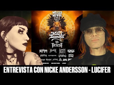 Entrevista con NICKE ANDERSSON de LUCIFER y el MÉXICO METAL FEST 2024