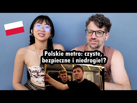 Foreign Couple Discover Warsaw Metro For The First time | Poland Reaction