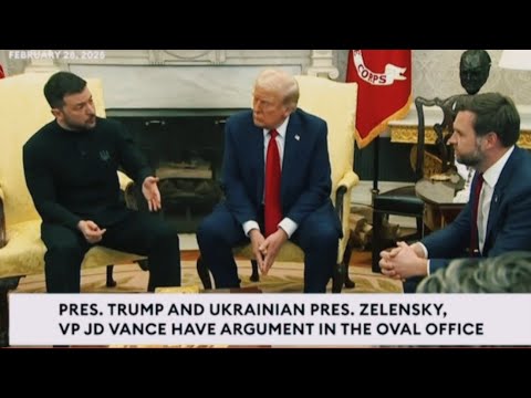 BREAKING NEWS: Trump, Zelenskyy, and JD Vance Have Explosive Argument #zelensky #trump #jdvance #wow