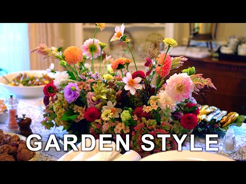 How To Create A Garden Flower Centerpiece