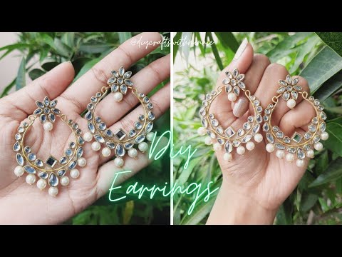 Handmade Earrings | Diy Jewellery | Tutorial | Diy Crafts with Minnie