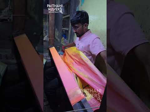 Manufacturing Silk Saree Pallu #silk #saree #traditional #pallu #design