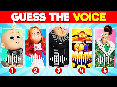 Guess the Despicable Me 4 Character by the Voice