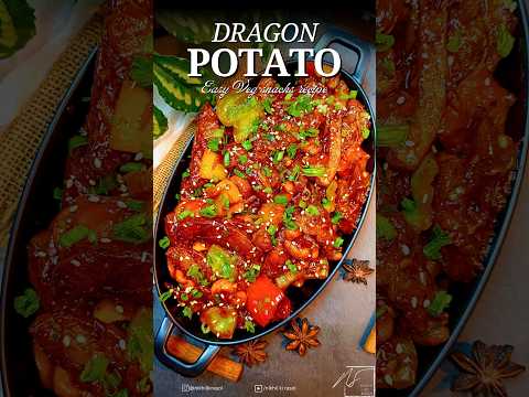 Dragon Potato | Chilli Potato | Crispy Chilly Potato | Easy Veg Appetizer Recipe | #shorts