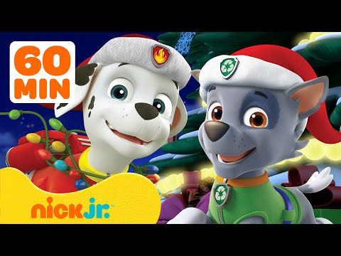 PAW Patrol Pups Celebrate the Holidays! w/ Marshall & Rocky! 🎁 1 Hour | Nick Jr.