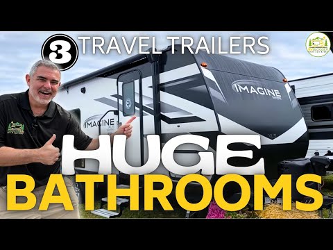 🚽 3 Amazing Camper Trailers With Huge Bathrooms