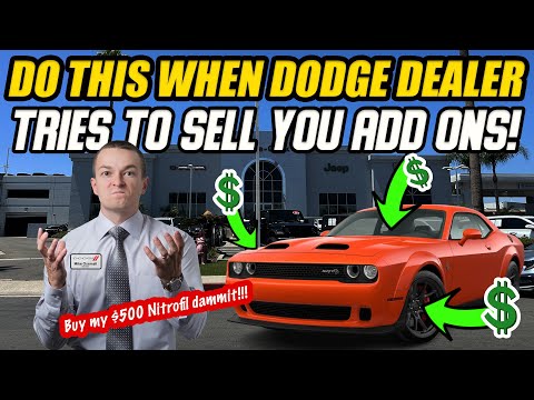 DO THIS WHEN DODGE SALESMEN TRIES TO SELL YOU ADD ONS AND IT'LL MAKE HIM CRAZY!!!