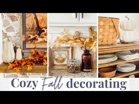 🍁 COZY FALL DECORATE WITH ME 2024 🍁 Part 3 | Fall Decorating Ideas | Trader Joes Fall 2024