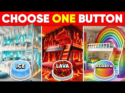 Choose One Button...! Ice, Lava or Rainbow Edition ❄🔥🌈 How Lucky Are You? 😱 Quiz Shiba