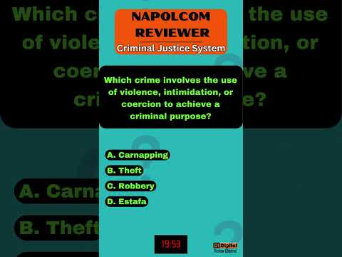 NAPOLCOM Exam 2024 - Criminal Justice System  #napolcomexam #napolcomreview #napolcomexam2024