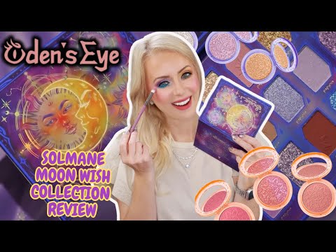 ODEN'S EYE SOLMANE MOON WISH PALETTE + COLLECTION REVIEW + 2 LOOKS