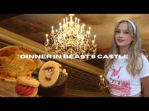 Dinner at Be Our Guest Restaurant | Magic Kingdom | Meeting Beast