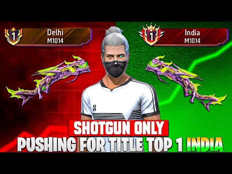 Pushing Top 1 In Shotgun M1014 | Free Fire Solo Rank Pushing With Tips And Tricks | Ep-2