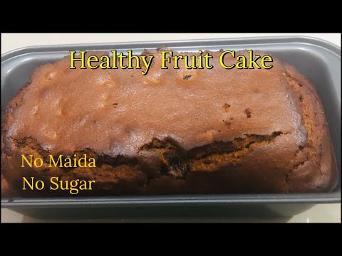 Simple and Healthy Fruit Cake | Raisin Cake | no maida | no sugar in tamil | English subtitle