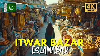 🇵🇰 Itwar Bazar Islamabad: Walking Tour of Branded Shoes, Clothes, Crockery & More in 4K