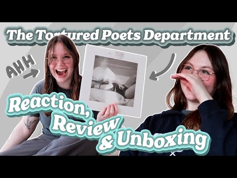 album reaction, review & unboxing of THE TORTURED POETS DEPARTMENT by taylor swift 🖋️🗒️