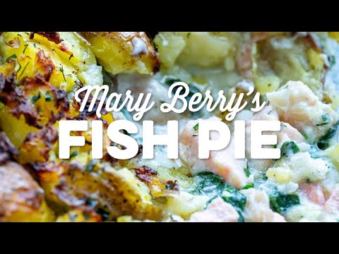 Mary Berry Fish Pie with Crushed Potato Topping | Supergolden Bakes