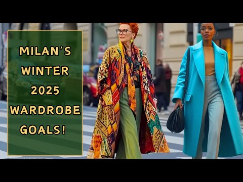 Unique Italian Street Fashion Winter 2025: Milan Chic Fashion Trends