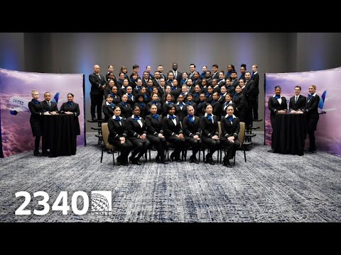 UNITED Class 2340 Flight Attendant Graduation RECORDING