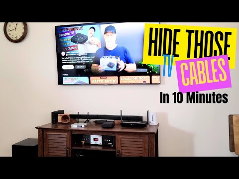 How to Hide ALL Your TV Cables in 10 Minutes?