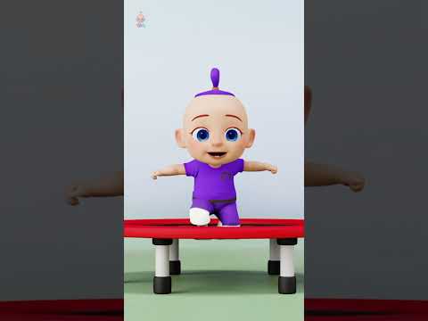 Trampoline Color Video Shorts, ट्रैम्पोलिन रंग #shorts #babyyoyohindi #educationalvideo #shortvideo