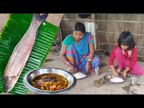 Bengali cooking and Bengali lifestyle in Assam India | village cooking grass carp fish curry