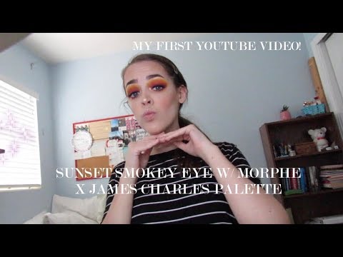 Sunset Smokey Eye ft. James Charles Palette | Jackie Adelle