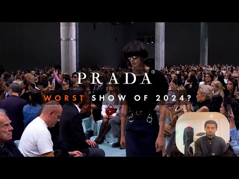 Reacting to Prada Spring/Summer 2025 Womenswear Show 😱 | The WORST Show of 2024?!