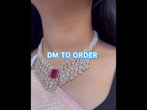 Premiumquality diamondreplica neckset with l#shortsviral #youtubeshorts #ytshorts#viralvideo