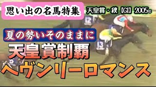 【思い出の名馬】ヘブンリーロマンス2005年天皇賞・秋【GI】