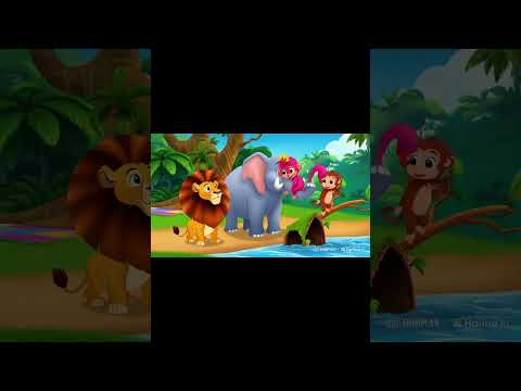 Jungle rescue #ytshorts #animation #animalmeow #cartoon #animmal #catmeow #cute #aniamtion