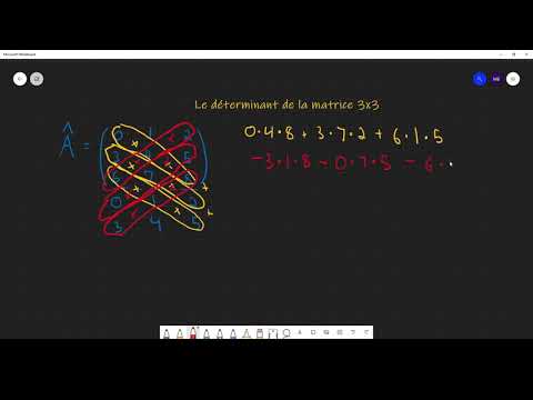 Le déterminant d'une matrice 3x3