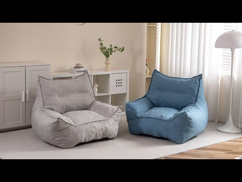 MAXYOYO Giant Bean Bag Chair, Bean Bag Sofa with Armrests for Adults#video #beanbag #homedecor